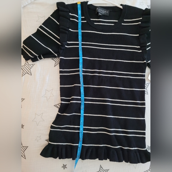 Laundry by Shelli Segal Black Blouse in size small NWT - Picture 6 of 9